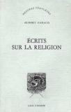 Albert Caraco - Ecrits sur la religion